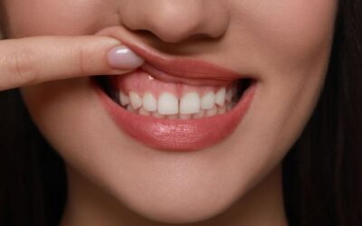 Person following night oral care routine by brushing teeth before sleep